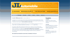 Desktop Screenshot of jl-automobile.de