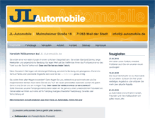 Tablet Screenshot of jl-automobile.de